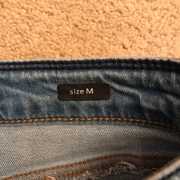 Black Label C’est Toi Distressed Demin Skirt - Picture 11 of 16